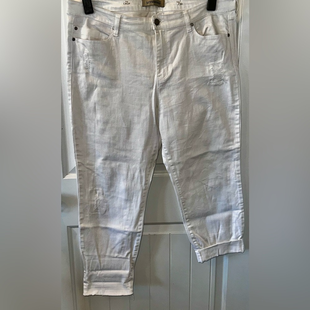 Liverpool White Denim Jeans